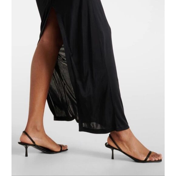 Yves Saint Laurent Women's Jaspe Sandals in Satin Crepe - Picture 12 of 12